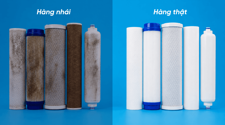 Lõi Lọc Chính Hãng vs Hàng Nhái: 5 Dấu Hiệu Phân Biệt Tránh Mua Phải Hàng Kém Chất Lượng
