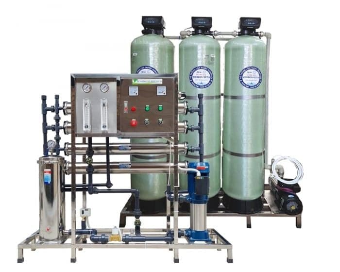 Máy lọc nước tinh khiết KOSOVOTA 1000L/h HT1000/AT (PPR Hoặc UPVC) Màng Taptec + Hạt Cation K-8 Thụy Điển