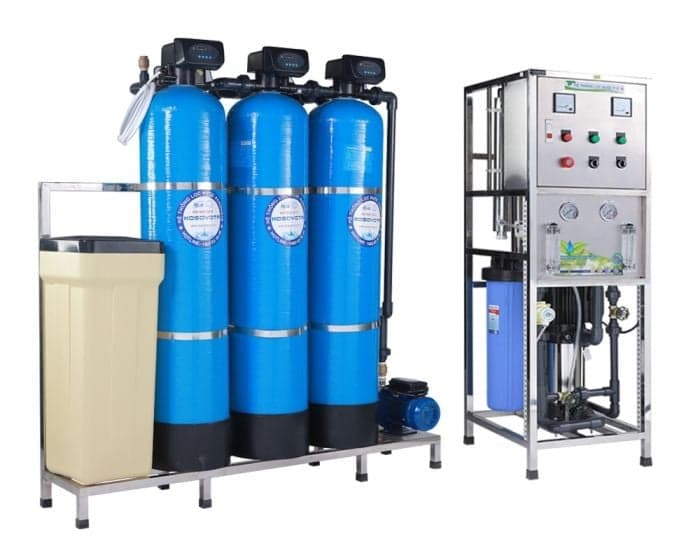 Máy lọc nước tinh khiết KOSOVOTA 500L/h HT500/AT (PPR Hoặc UPVC) Màng Taptec + Hạt Cation K-8 Thụy Điển